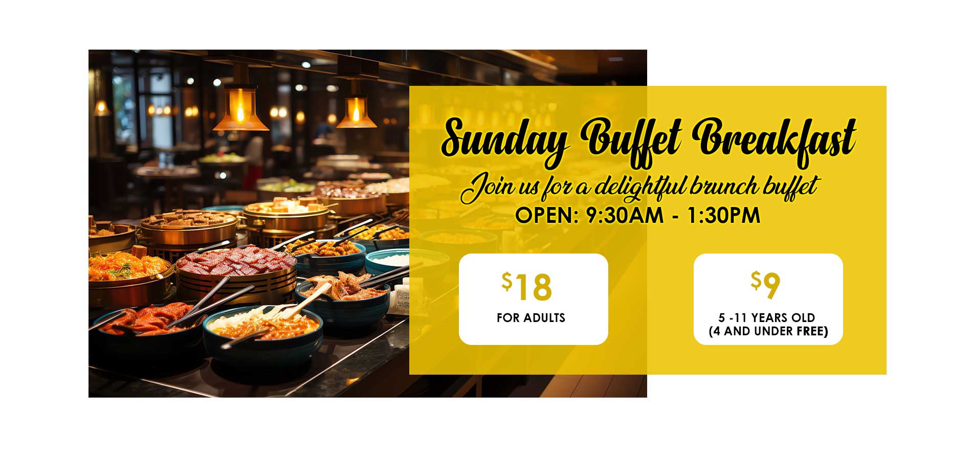Sunday brunch buffet at Dangerfield's Restaurant in Shakopee, MN